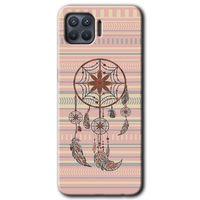 OPPO Oppo Reno 4 Lite Kılıf HD Desen Baskılı Arka Kapak - Mandala Retro