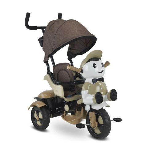 Babyhope 125A Yupi Triycle 3 Tekerli Kontrollü Bisiklet (Pedli) Kahve