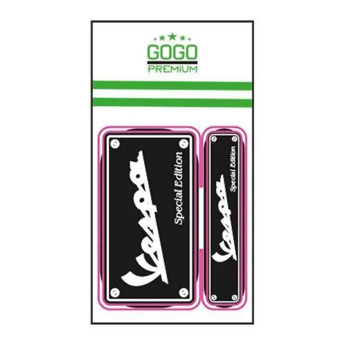 VESPA Vespa Wespa Kare 2 Li Sıyah Damla Stıcker