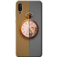 MRCİLETİSİM Samsung Galaxy A02 Kılıf Baskılı Kapak - Clocks Artwork + 5D Tam Kaplayan Cam