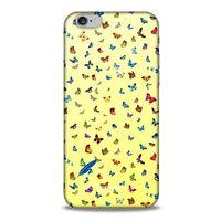 Apple Iphone 6S Kılıf Kelebek Etkisi (14) Lansman Kılıf Kırmızı Krem