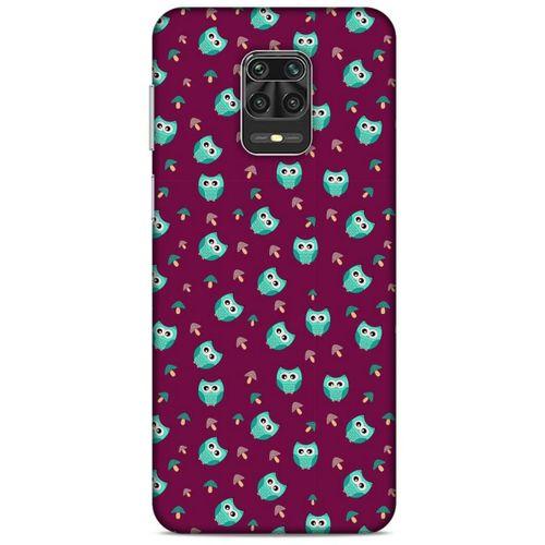 Baykuşlar (8) Desenli Silikon Kapak Telefon Kabı Xiaomi Redmi Note 9 Pro Kılıf
