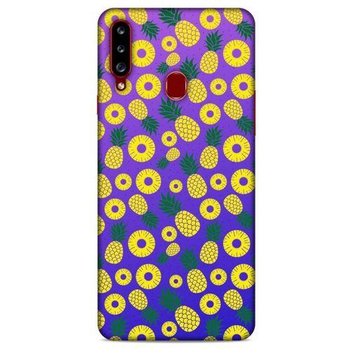 Frutix Ananas 04 Samsung Galaxy A20s Kılıf Desenli Silikon