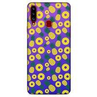 Frutix Ananas 04 Samsung Galaxy A20s Kılıf Desenli Silikon