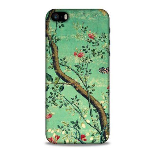 Apple Iphone 5S Uyumlu Kılıf Yeşil Delisi (28) Arka Kapak Zümrüt yeşili