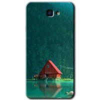Potkal Hediye Fabrikası Samsung Galaxy J7 Prime Kılıf HD Desen Baskılı Arka Kapak - House In Woods