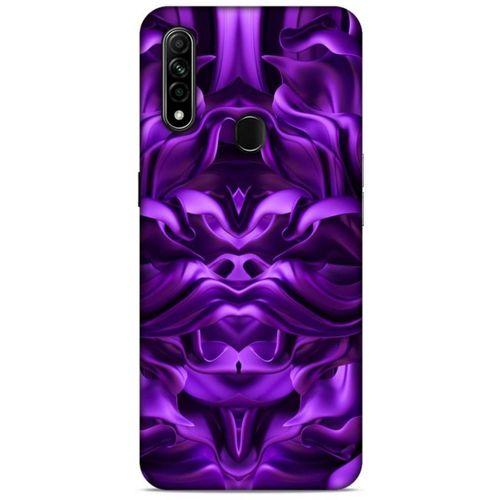 Oppo A31 Uyumlu Kılıf Mor Delisi (1) Kılıfı Saten