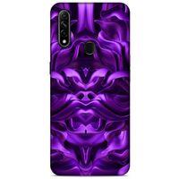 Oppo A31 Uyumlu Kılıf Mor Delisi (1) Kılıfı Saten