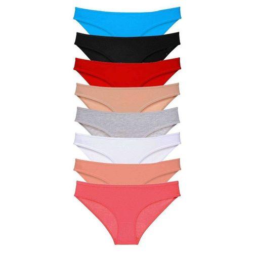 8 Adet Süper Eko Set Likralı Kadın Slip Külot Set 2 M Mudanis