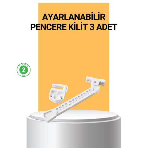 Pencere Cam Emniyet Kilidi Açılma Sınırlayıcı Set