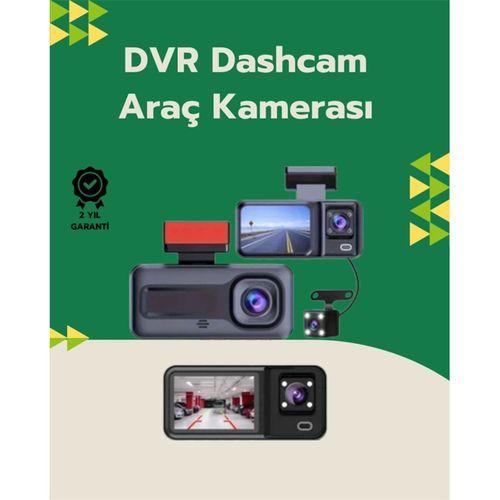 Tam Kapsamlı Araç Güvenliği: 3 Kameralı Full Hd Kayıt Sistemi İle Ön, İç Ve Arka Görüş