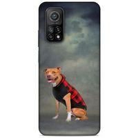 Xiaomi Mi 10T 5G Kılıf Köpek Kıyafetleri (31) TPU Kılıf Pitbull Yelek