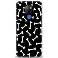 General Mobile GM 20 Kılıf HD Baskılı Kılıf - Kemikler + Tam Ekran Koruyucu