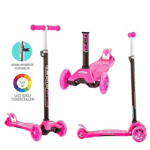 Maxi Twist Işıklı Scooter Pembe