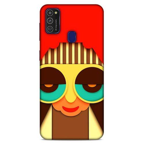 Lopard Samsung Galaxy M21 Uyumlu Kılıf Soyut Sanat (5) Baskılı Koruma Kabı