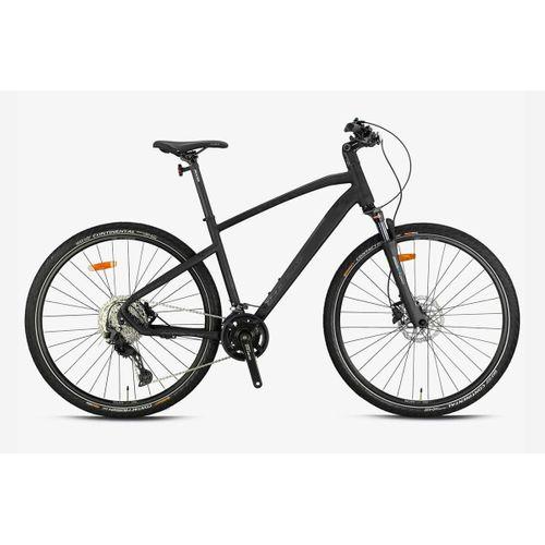 Kron TX1000 Hidrolik Disk 28 Jant Trekking Bisiklet Mat Siyah-Füme 46 cm