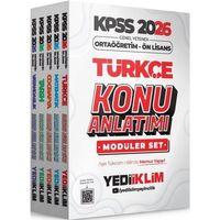 2026 KPSS Ortaöğretim Ön Lisans Genel Yetenek Genel Kültür Konu Anlatımı Modüler Set Yediiklim Yayınları