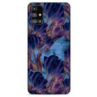 Samsung Galaxy M31s Uyumlu Kılıf Mavi Delisi (49) Ultra Silikon Kılıf Lale
