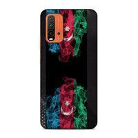 Xiaomi Redmi 9T Uyumlu Kılıf Azarbaijan (5) Koruma Kabı Azeri Bayrak İllustre