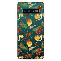 Frutix Portakal 01 Samsung Galaxy S10 Kılıf Desenli Silikon