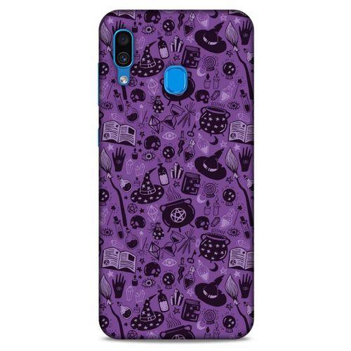 Samsung Galaxy A30 Uyumlu Kılıf Mor Delisi (19) Kılıfları Cadı