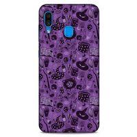 Samsung Galaxy A30 Uyumlu Kılıf Mor Delisi (19) Kılıfları Cadı