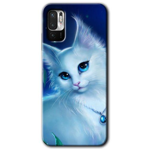 Poco M3 Pro Kılıf HD Desen Baskılı Arka Kapak - Cat Glance + Kırılmaz Cam