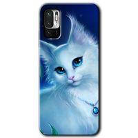 Poco M3 Pro Kılıf HD Desen Baskılı Arka Kapak - Cat Glance + Kırılmaz Cam
