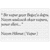 Nazım Hikmet Vapur Şiiri Puzzle 240 Parça Yapboz