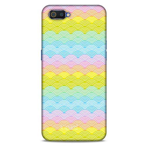 Oppo Realme C2 Kılıf Pastel Renkler (1) Kılıfı Karışık Renkli
