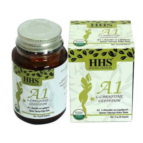 Hhs A1 L-Carnitine Lepidium Bitkisel 30 Kapsül X 10 Adet