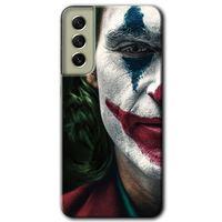 Samsung Galaxy S21 FE Kılıf Baskılı Kapak - Joker +Tam Kaplayan Mat Seramik
