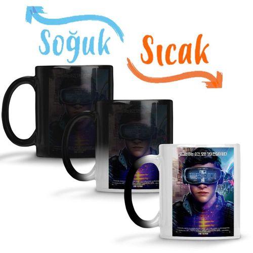 Jogador Numero 1 Cartaz Sihirli Kupa Bardak Porselen