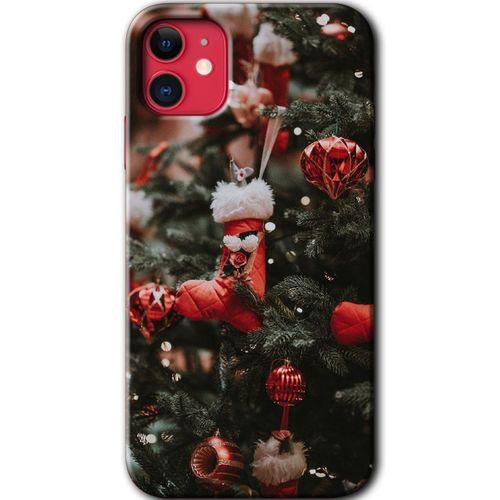 MRCİLETİSİM iPhone 11 Kılıf Baskılı Kapak - Happy New Year + 5D Tam Kaplayan Cam