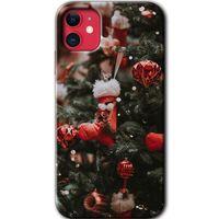 MRCİLETİSİM iPhone 11 Kılıf Baskılı Kapak - Happy New Year + 5D Tam Kaplayan Cam