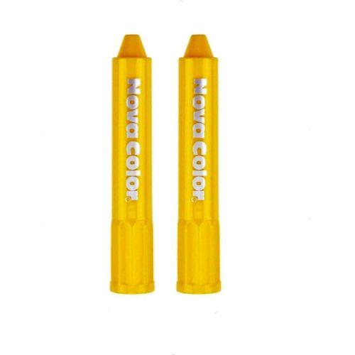 NOVA COLOR YÜZ BOYASİ SARI ( İki Adet )