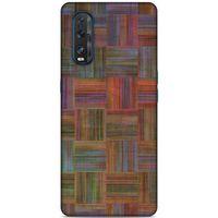 Lopard Oppo Find X2 Uyumlu Kılıf Wood'X (48) Bumper Kılıf Desenli