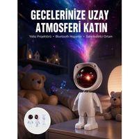 180 Derece Dönebilen Astronot Masa Ve Gece Lambası Projektör Yeni Nesil