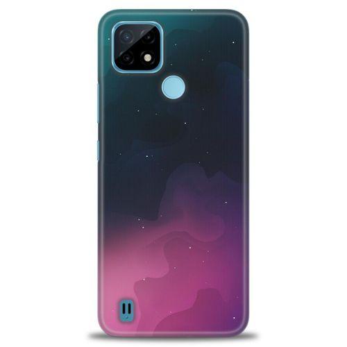 Realme C21 Kılıf HD Baskılı Kılıf - Gökyüzü + Tam Ekran Koruyucu