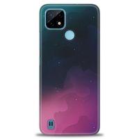 Realme C21 Kılıf HD Baskılı Kılıf - Gökyüzü + Tam Ekran Koruyucu