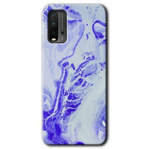 Redmi 9T Kılıf HD Desen Baskılı Arka Kapak - Cranny Liquid Wall