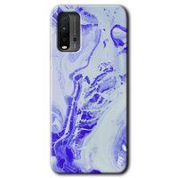 Redmi 9T Kılıf HD Desen Baskılı Arka Kapak - Cranny Liquid Wall