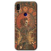 Redmi Note 7 Kılıf HD Desen Baskılı Arka Kapak - İskelet Aşk