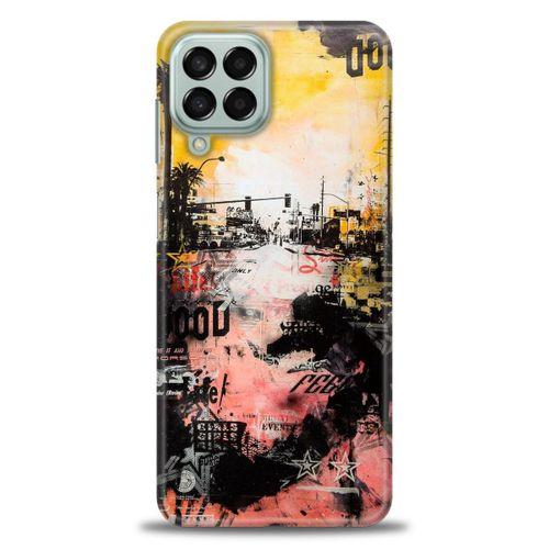 Samsung Galaxy M33 Kılıf HD Baskılı Kılıf - Karışık Baskı + Tam Ekran Koruyucu