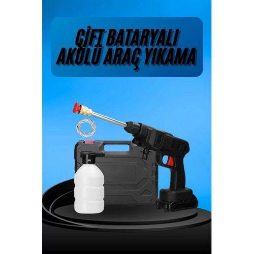 Akülü Oto Araç Yıkama Yüksek Basınçlı Araba Yıkama Makinesi Şarjlı