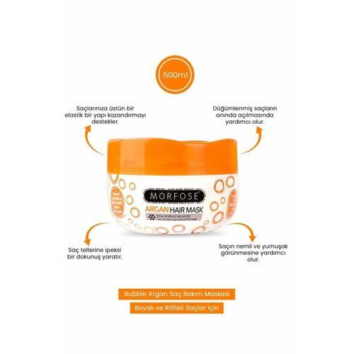 Argan Saç Maskesi 500 ML - Boyalı ve Röfleli Saçlar - mrfs