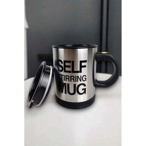 Yazılı Mug Kupa Karıştırıcı Özelliği Ve Paslanmaz Çelik