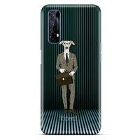 Oppo Realme 7 Kılıf FunnyMaX (36) Glitter Kılıf Koyu Yeşil