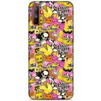 Graffitix (40) Desenli Silikon Kapak Oppo Realme C3 Kılıf