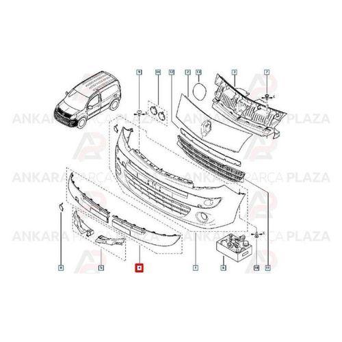 Mais Sağ/Sol Ön Tampon Çıta Takımı Yeni Kangoo 7701478132